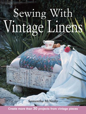 cover image of Sewing With Vintage Linens